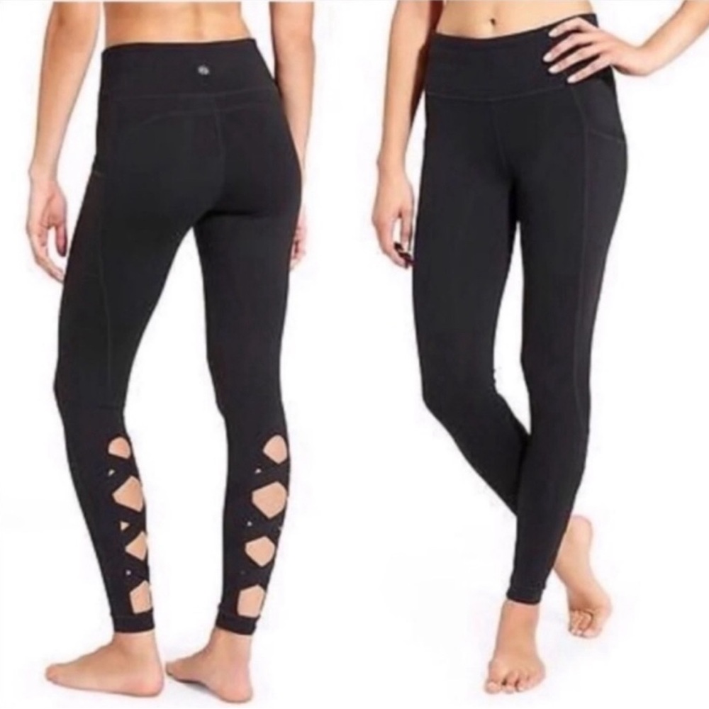 Athleta high rise cut out chaturanga tight